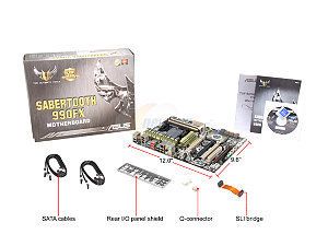 ASUS Sabertooth 990FX AM3+ AMD 990FX SATA 6Gb/s USB 3.0 UEFI ATX AMD 