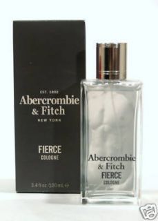 ABERCROMBIE & FITCH MENS FIERCE COLOGNE 3.4 FL OZ SPRAY NEW ANF SCENT 