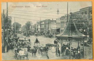 aberdeen ms early street scene mule wagons 1841