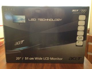 Acer s S202HLBD 20 LED LCD Monitor Black