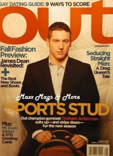 Out Magazine 8 05 Gay Sports Men Dean Graham Ackerman