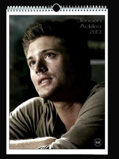 Jensen Ackles 2013 Wall Holiday Calendar Supernatural Dean