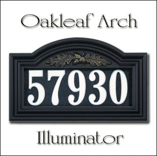 New Personalize Whitehall Illuminated Arch Address Sign