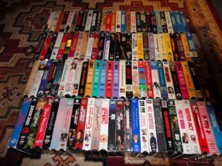 Action Comedy Drama Lot 27 108 VHS Movies Listed