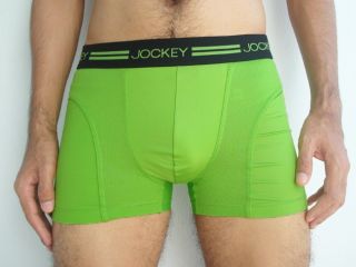   Sport Stretch Microfiber Active Boxer Underwear Green Size M, L, XL