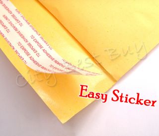 50 Kraft Bubble Air Mailer Padded Envelope Self Seal Shipping Bag 5x7 