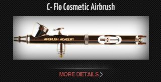 Airbrush Academy HD Professional Airbrush Makeup Kit System Compressor 