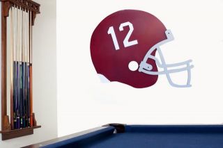 Alabama Crimson Tide Bama Football Helmet Wall Art Decor