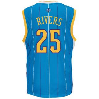   Rivers: adidas Revolution 30 NBA Replica # New Orleans Hornets Jersey