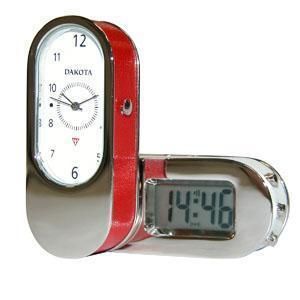 Dakota Backpacker Digital Travel Alarm Clock Watch New