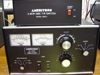 Ameritron AL 80A w/ QSK 5 Near Mint HF Linear Amplifier Ham Eimac Tube 
