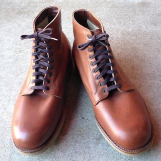 RARE Alden Mens Vintage Deadstock Military Brown Leather 306 Boots 