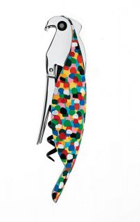 Alessi Proust Parrot Bottle Opener Sommelier Corkscrew