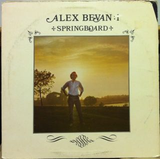 Alex Bevan Springboard LP VG 1976 Private Folk Psych Rock Guitar RARE 