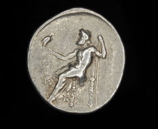   Silver Tetradrachm Coin of King Alexander The Great of Macedon