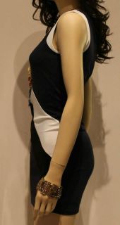 NWT Womens Hottie Colorblock Zipper Sexy Mini Dresses Size M Made in 