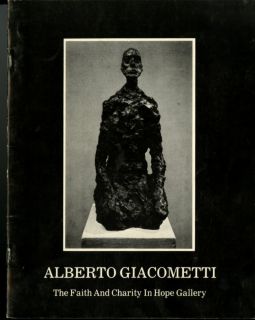 Alberto GIACOMETTI Faith & Charity in Hope Gallery RARE 1980 