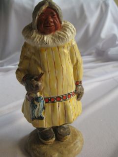 Vintage C Alan Johnson Eskimo Figurine 1959