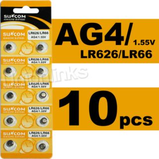 10 AG4 SR66 SR626SW LR626 SR626 Alkaline Watch Battery