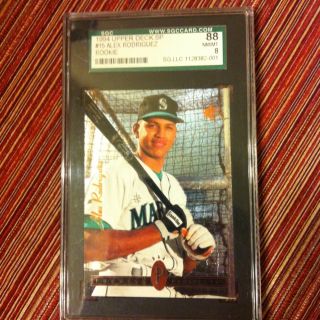 Alex Rodriguez Rookie 1994 Graded 88 SP RC 3 Others