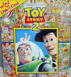   Disney Pixar Toy Story 2 Book SC Scavenger Hunt Learn 2 Match