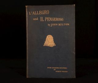 1884 Miltons LAllegro and IL Penseroso Illustrated Etchings by 