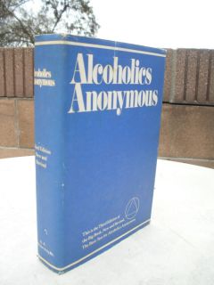 Alcoholics Anonymous. Third Edition. 8th Printing. 1980. HCDJ. AA. Big 