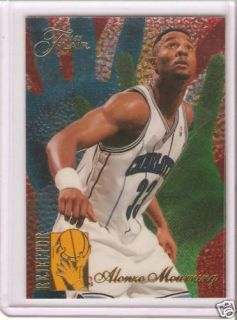 Alonzo Mourning 94 95 Flair Rejectors Insert Hornets