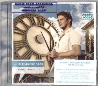ALEJANDRO SANZ, PARAISO EXPRESS. FACTORY SEALED CD. IN SPANISH.