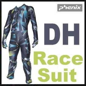 Phenix Norway Alpine Team DH One Piece Black Race Suit Size 54 XL New 