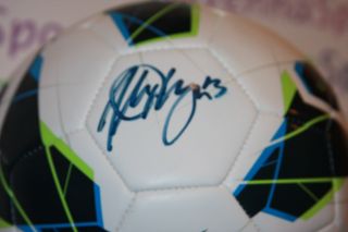 Alex Morgan Autographed Nike #4 Soccer Ball Sounders Team USA Olympics 