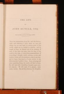 1825 Life of John Buncle by Thomas Amory