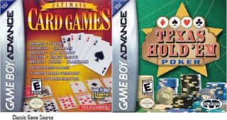 Ultimate Card Games Texas Hold Em Game Boy Advance 834815002085