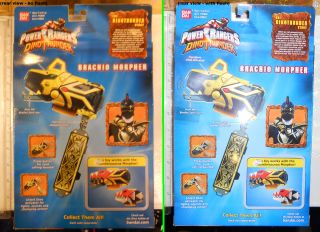 Original Power Rangers Dino Thunder Brachio Morpher w/ Key Lot! Prop 