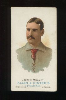1887 N28 Allen Ginter Joseph Mulvey VG MK