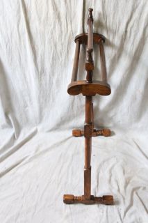 L314 ANTIQUE AMERICAN 19th CENTURY QUILT RACK BLANKET STAND