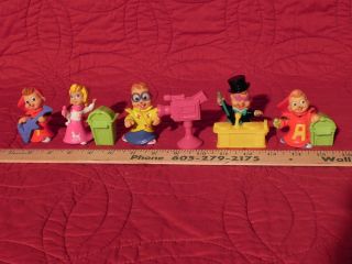 Old RARE McDonalds Happy Meal Toys Alvin and Chipmunks Regional Set 