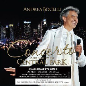 Andrea Bocelli Concert In Central Park DVD CD As Seen On PBS