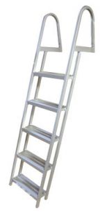 Aluminum 5 Step Ladder Dock Ladder Pontoon Ladder