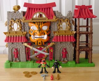 Fisher Price Imaginext Samurai Castle Play Set Toy Used