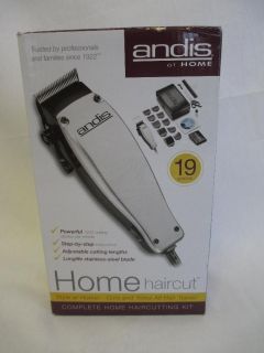 Andis Company 18645 Silver Styling Tool Clipper Haircutting 19 Pieces 