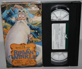 Rip Van Winkle Anjelica Huston VHS Video Movie Kids Classic