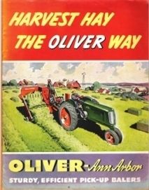  Oliver Hay Baler Advertising Booket GREAT GRAPHICS & COLOR Ann Arbor