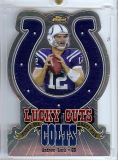 Andrew Luck 2012 Finest Lucky Cuts Colts Rookie
