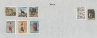 Stamps from Angola Collected in The 1960S