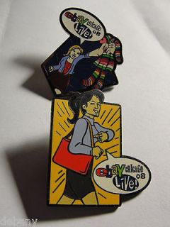 TWO (2) 2008  Live Chicago COLLECTOR PINS ~ EUC Pin Tack Lapel