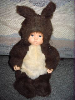 Anne Geddes Baby Faced Furry Squirrel Doll