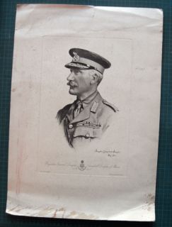 Seaforth Black Watch Gordon Highlanders Brig. General Signed Portrait 