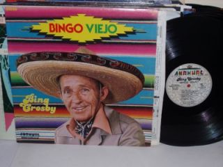 BING CROSBY Bingo Viejo LP Anahuac ANC 3901 VG+