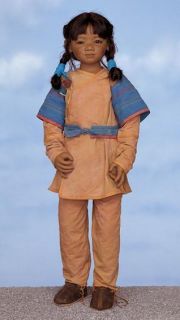 himstedt 2005 native american rare boy nepal ETHNIC ASIAN DOLL 